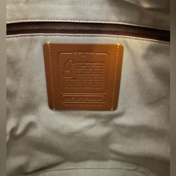 Coach Duffle With Rivets - Picture 9 of 12
